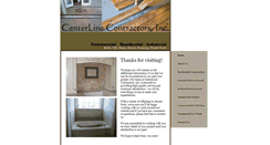 Desktop Screenshot of centerlinecontractorsinc.com